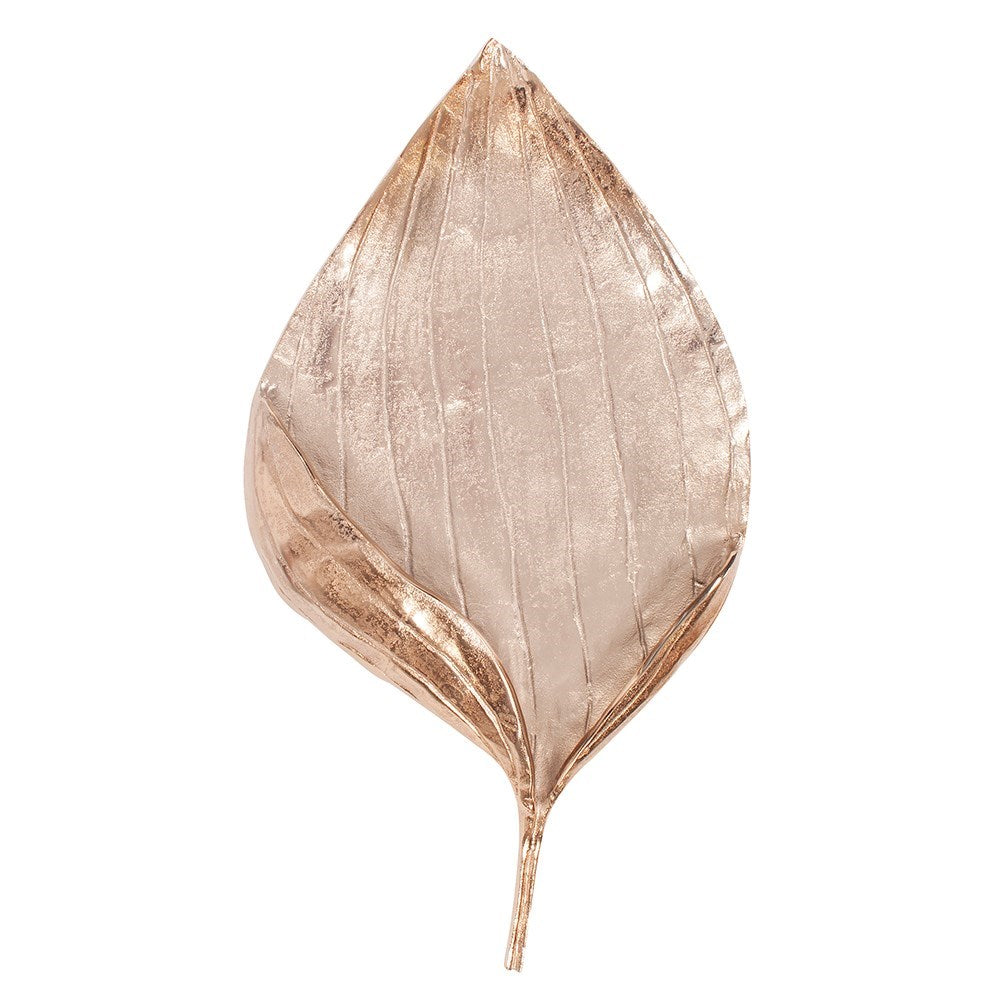 Champagne Leaf Wall Decor, Large