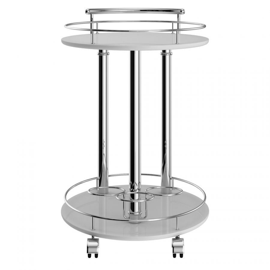 Inka 2-Tier Grey Bar Cart