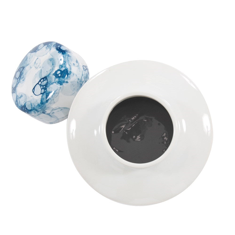 Blue and White Porcelain Tea Jar, Small