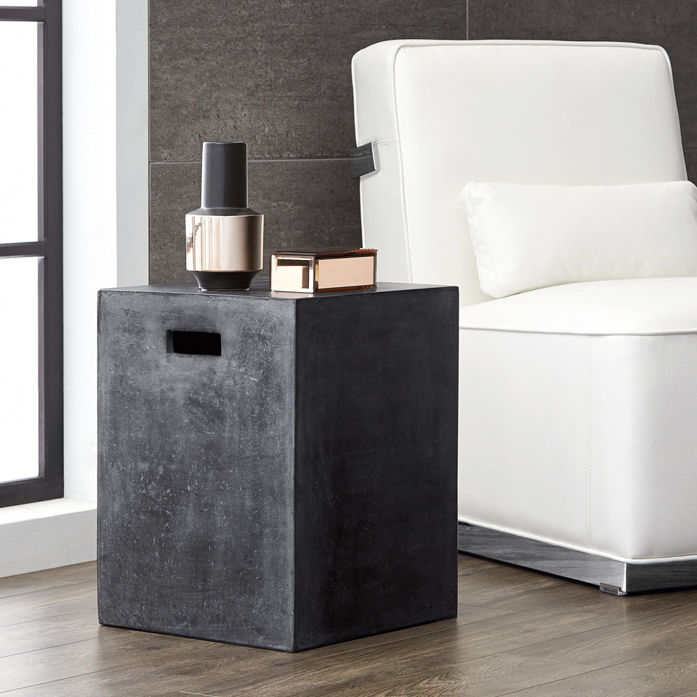 Castor End Table - Black