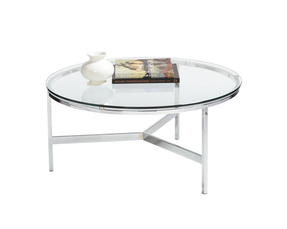 Flato Coffee Table - Chrome
