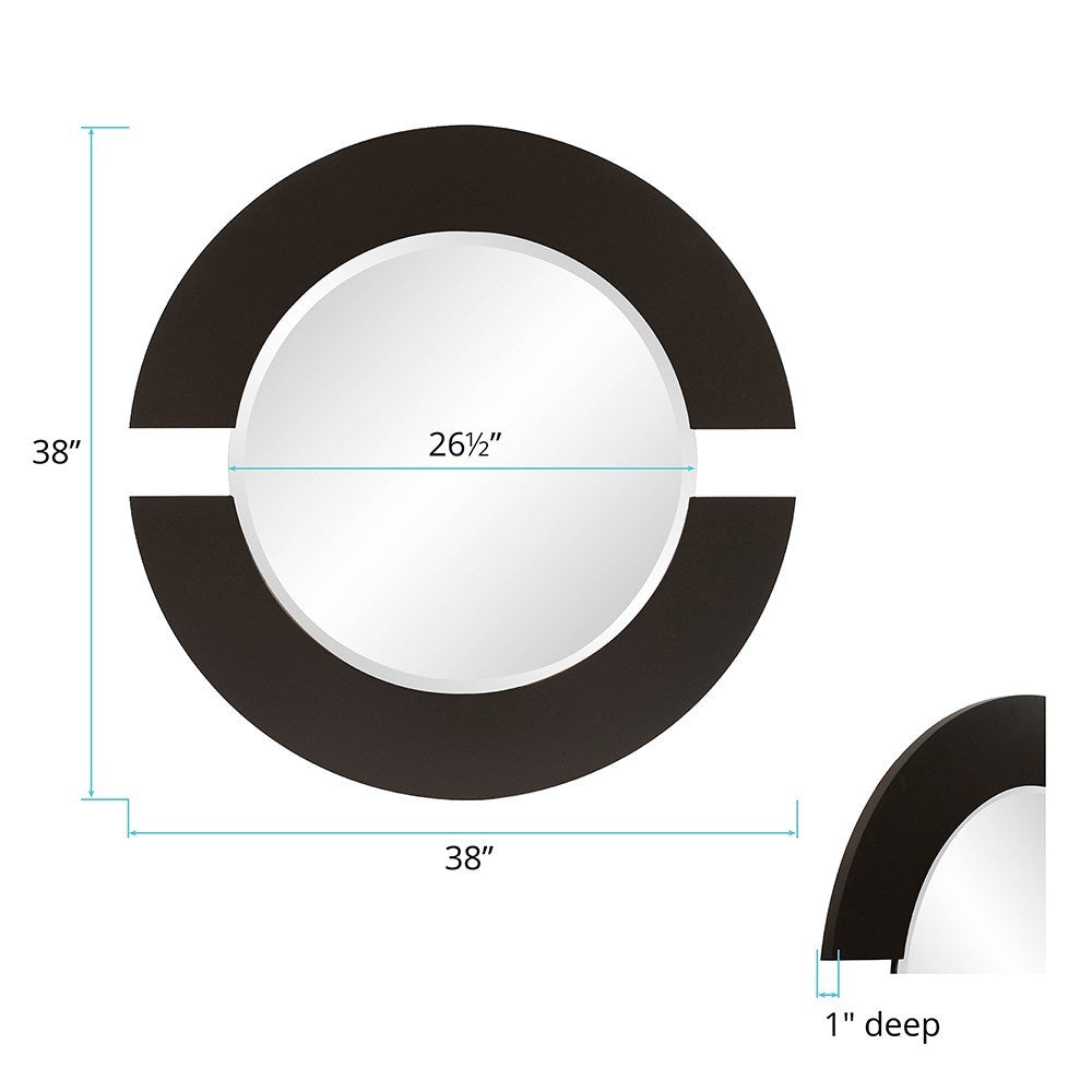 Orbit Charcoal Mirror