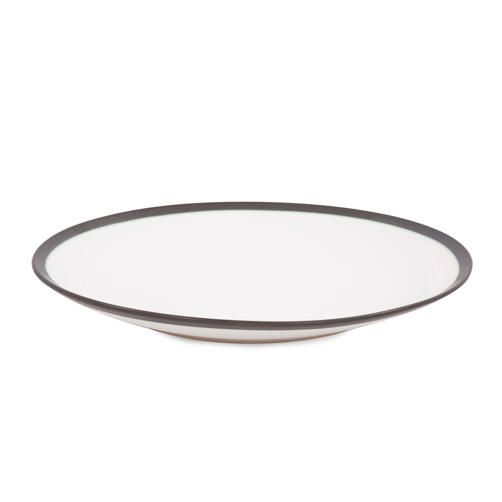 Eclipse White Ceramic Decorative Plate