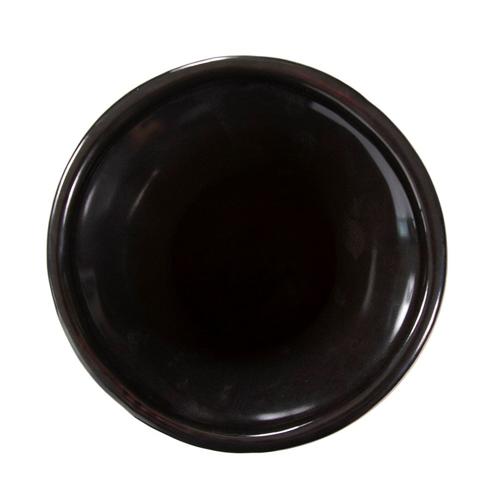 Tall Ceramic Neutral Striped Vase