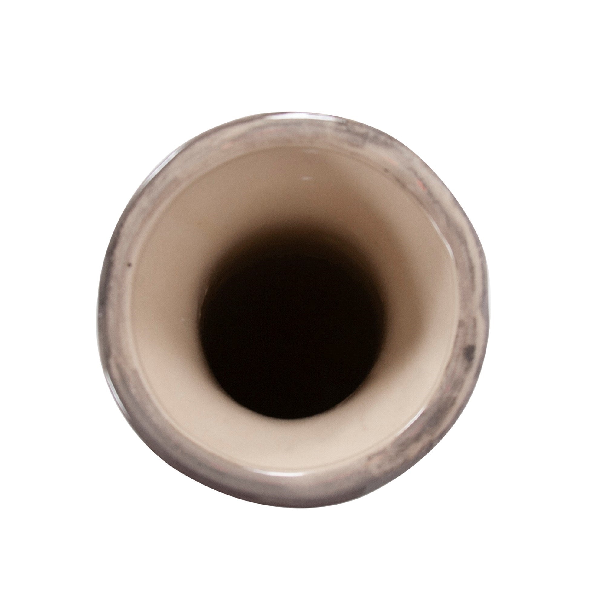 Ombre Striped Ceramic Floor Vase, Large