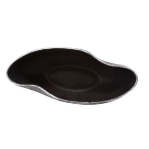 Textured Black Free Formed Ceramic Bowl