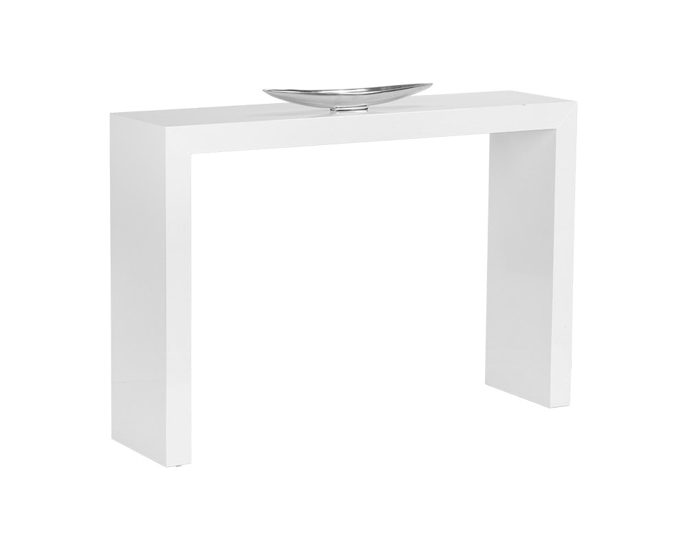 Arch Console Table - High Gloss White