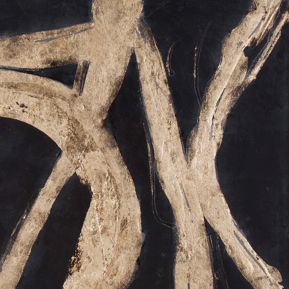 Ballare CanvasHand Painted Original Art - Black