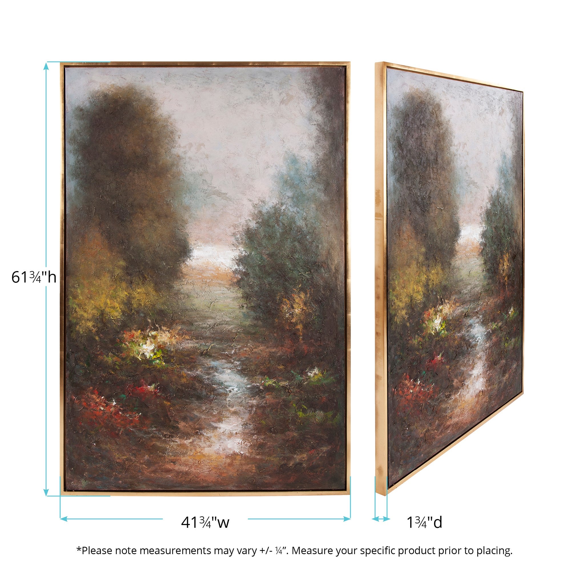 Silent River Hand Painted Original Art