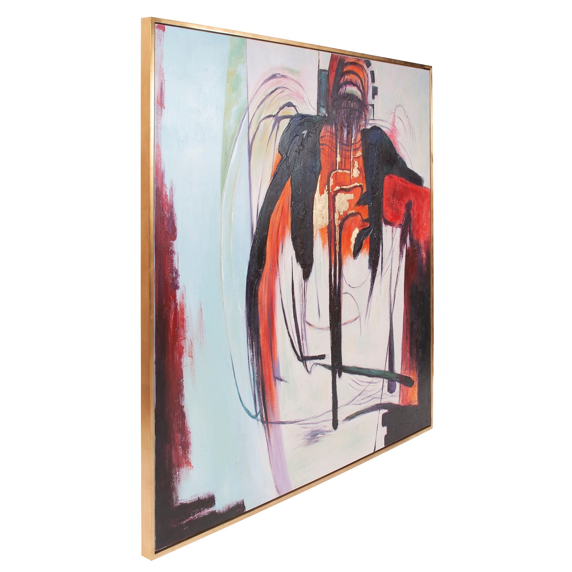 Abstract Strength Hand Painted Original Art