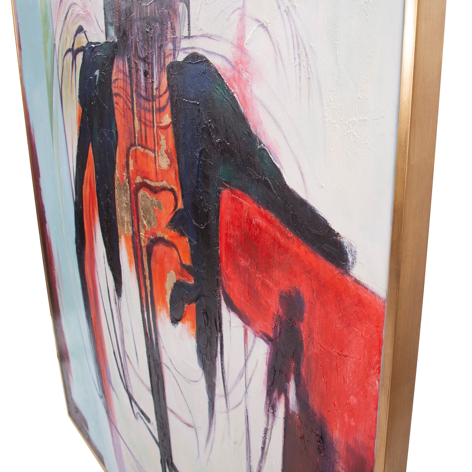 Abstract Strength Hand Painted Original Art