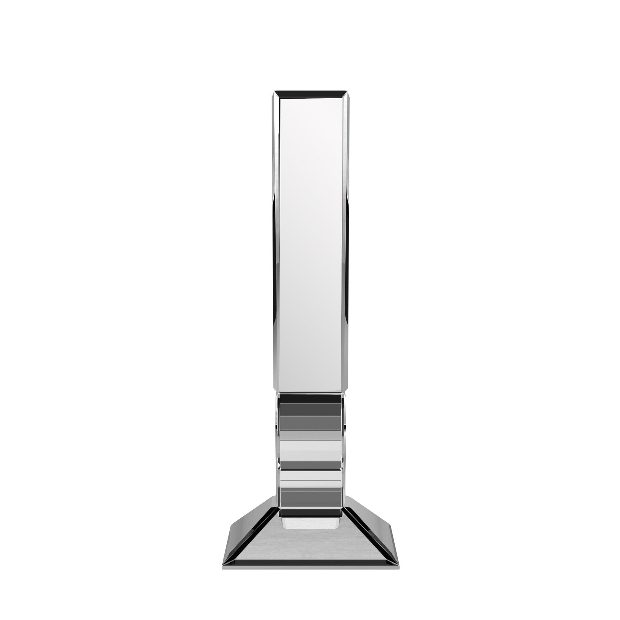 Mirrored "V" Shaped Vase - Small