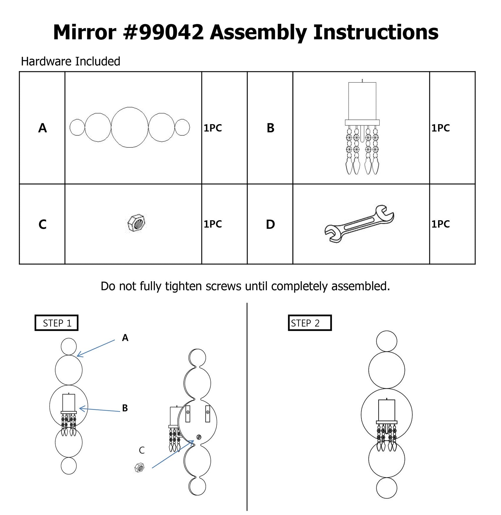 Mirrored Wall Sconce