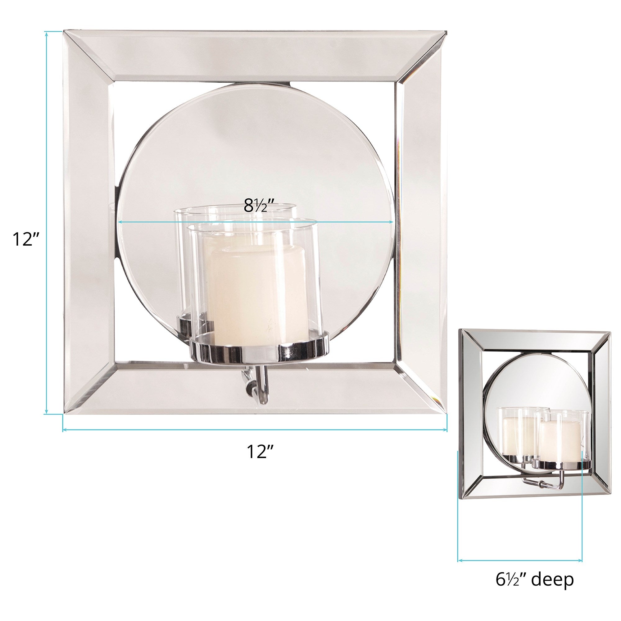 Lula Mirror with Candle Holder
