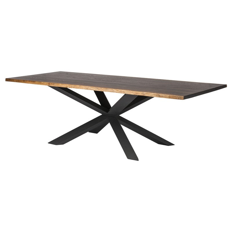 Couture 96" Seared Oak Wood Dining Table