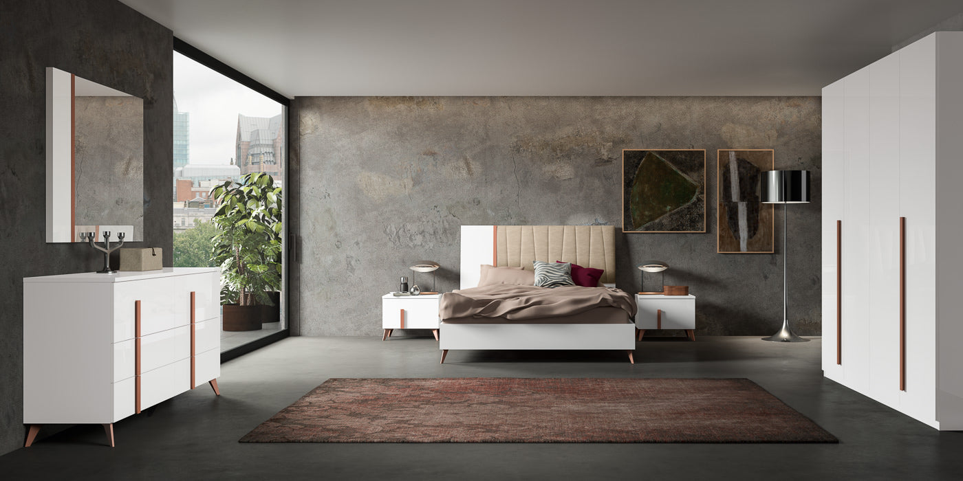 Vega 2-Drawer Nightstand