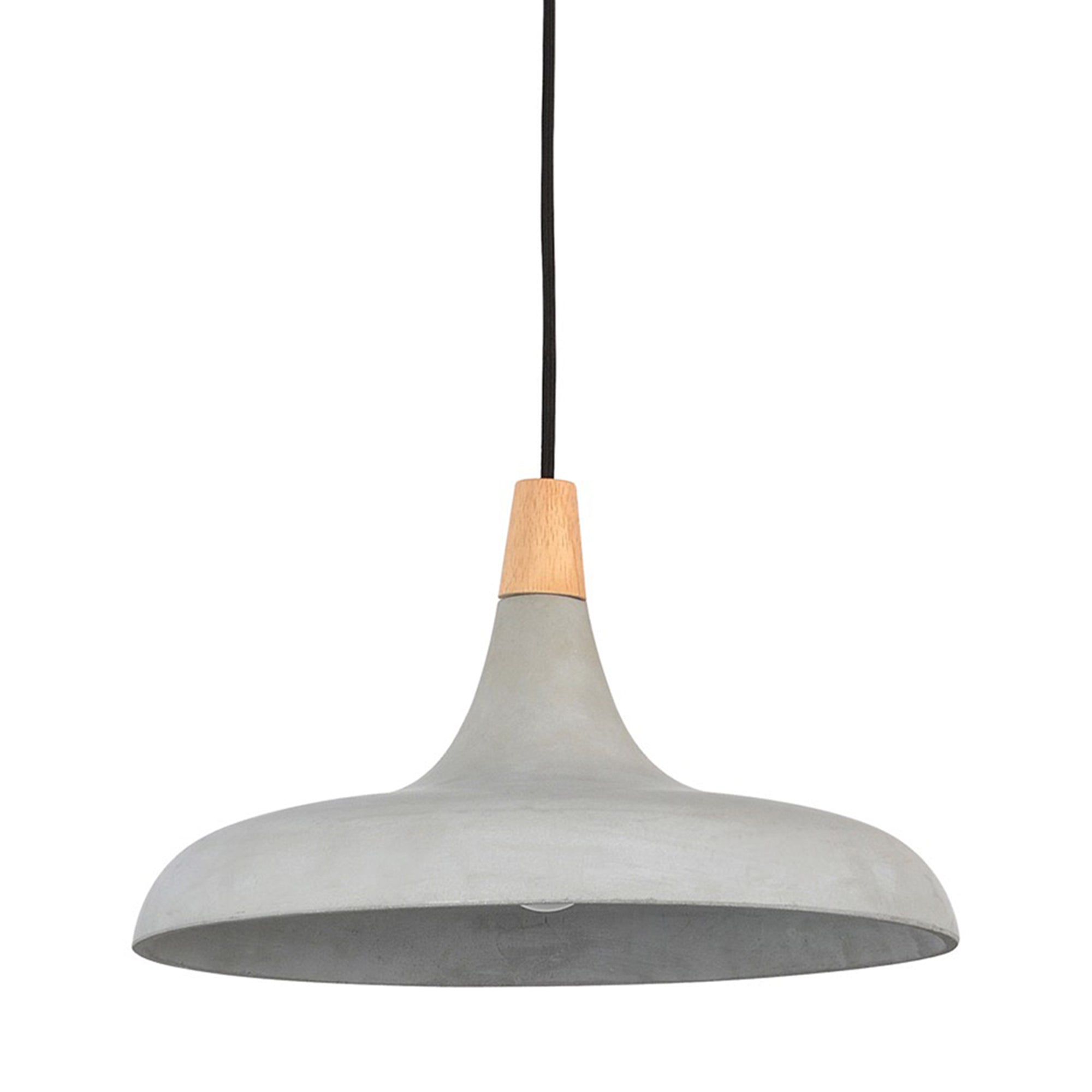 Viola May 16" Grey Concrete Ceiling Light