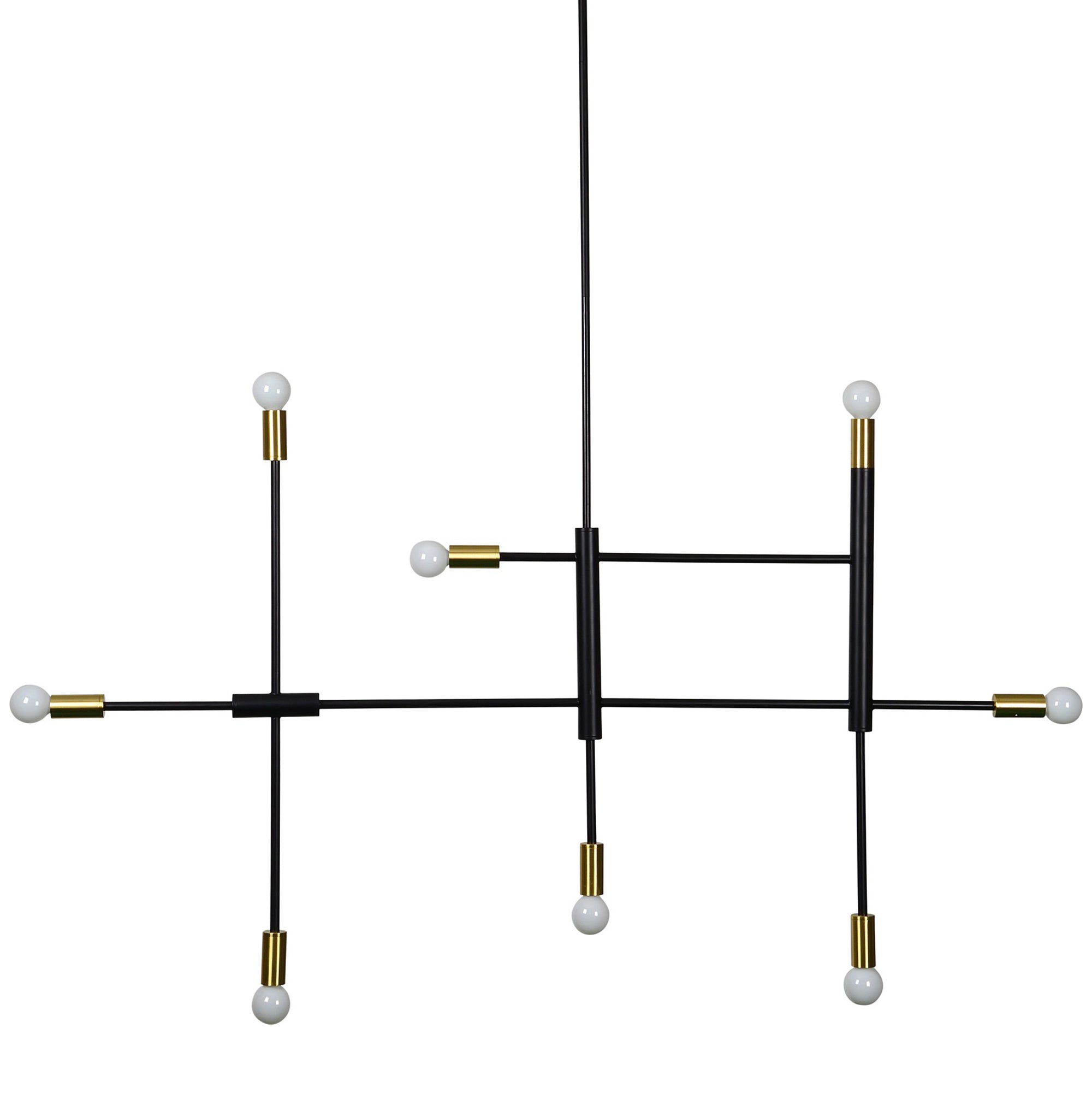 Reegler 55" Black Powder Coated Ceiling Light