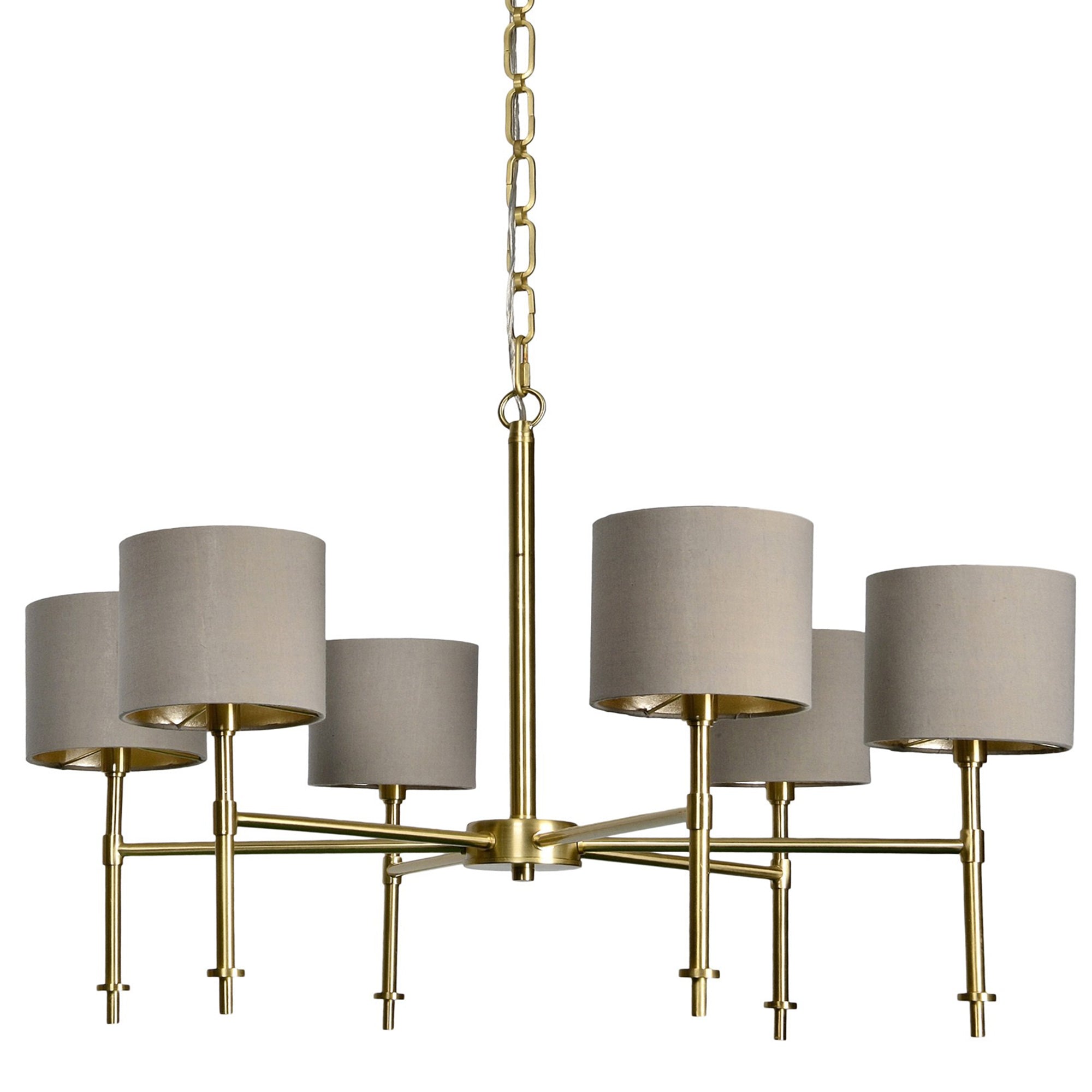 Bianci 29" Iron - Satin Brass Ceiling Light