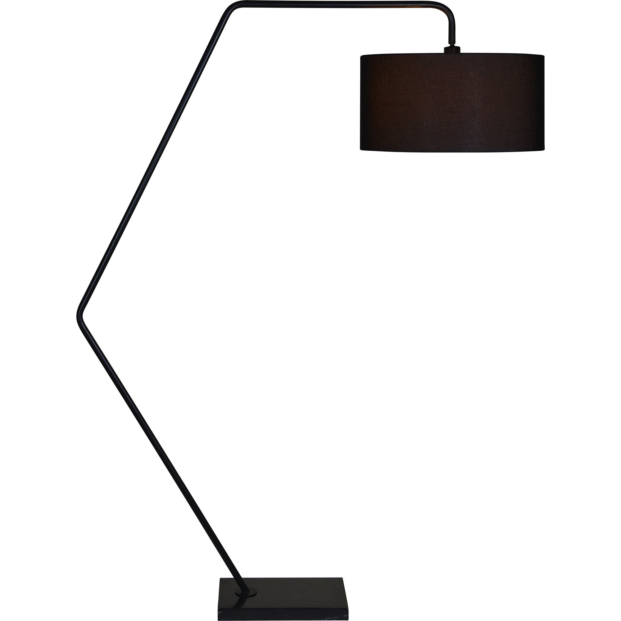 Penelin 19" Iron - Matte Black Floor Lamp