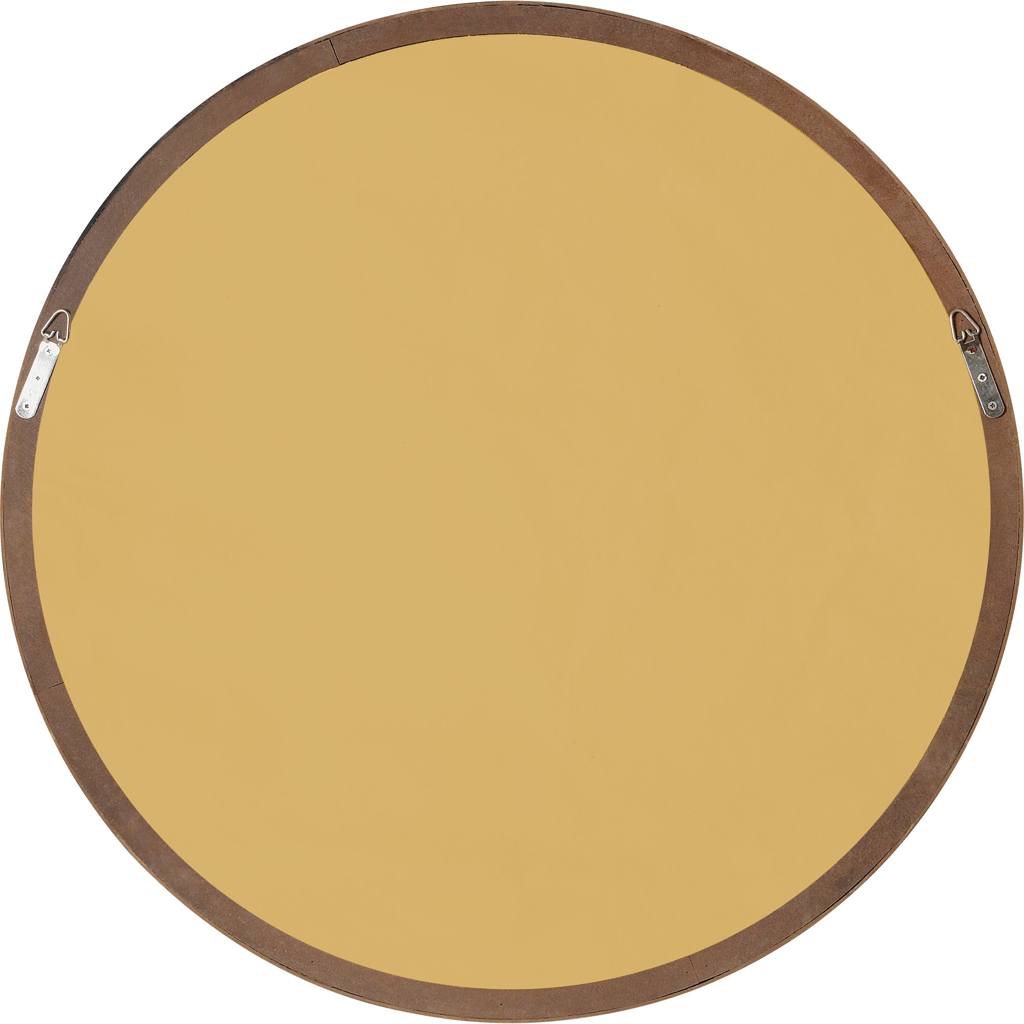 Brynjar 32.5" Wood Veener - Walnut Mirror