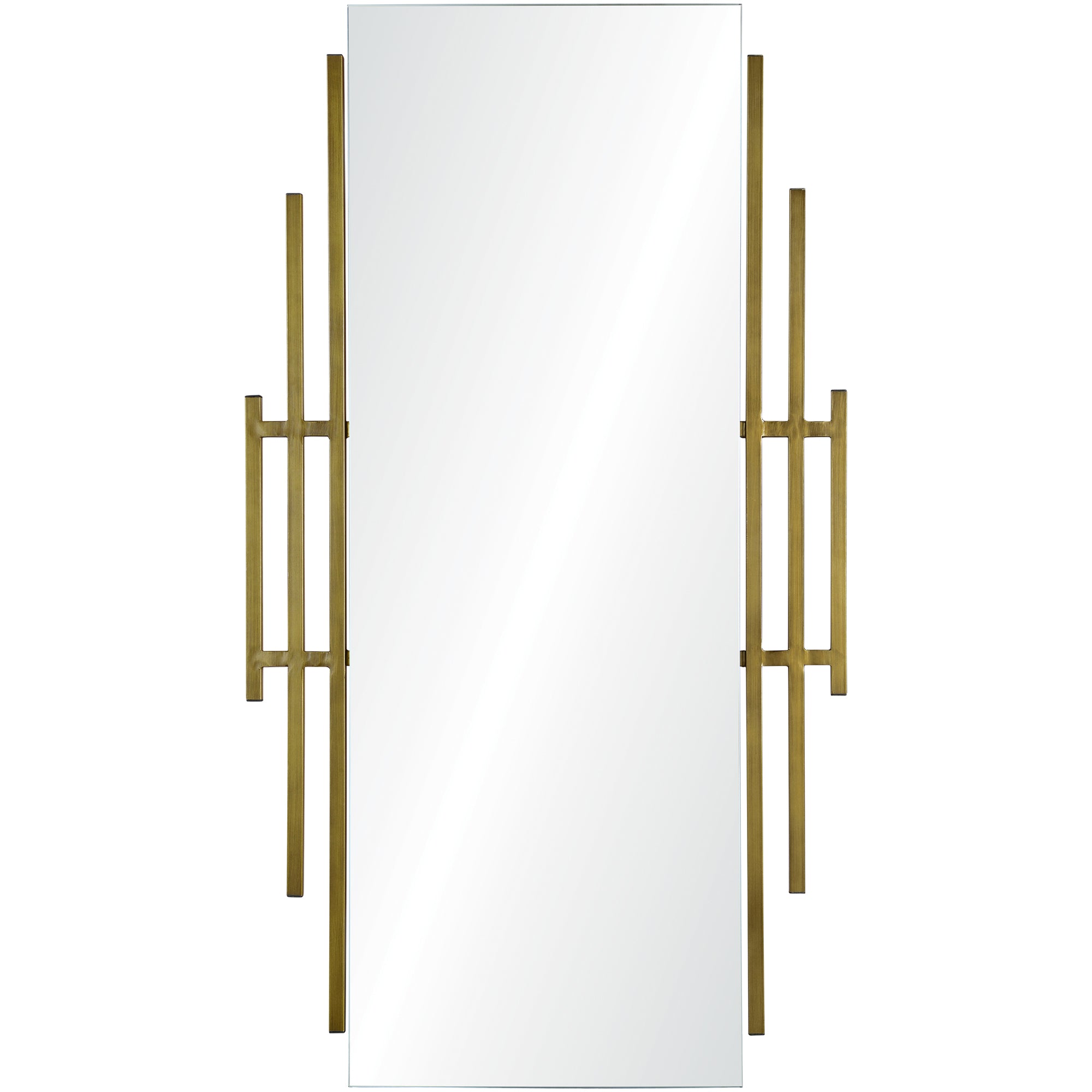 Abi 30" Antique Brass - Polished Mirror