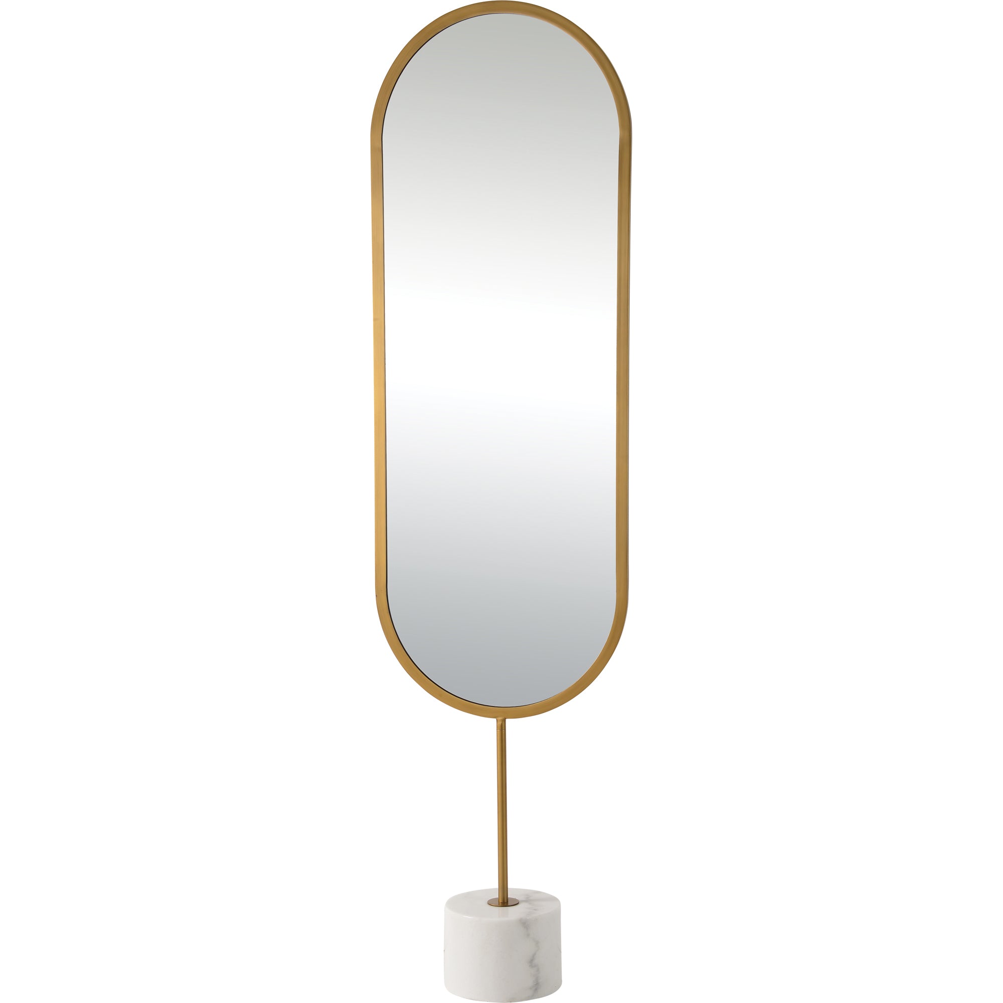 Taio 19" Iron - Antique Brass Mirror