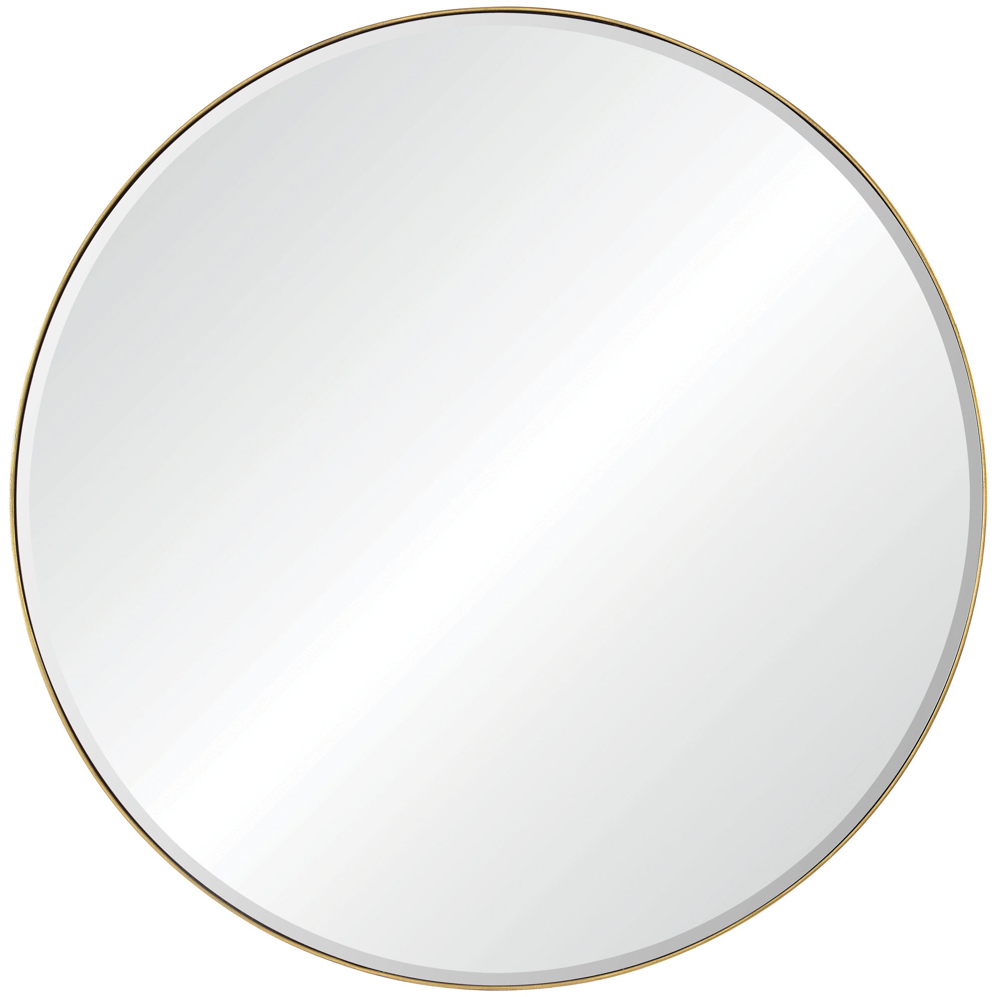 Thallo 48" Iron - Gold Leaf Mirror