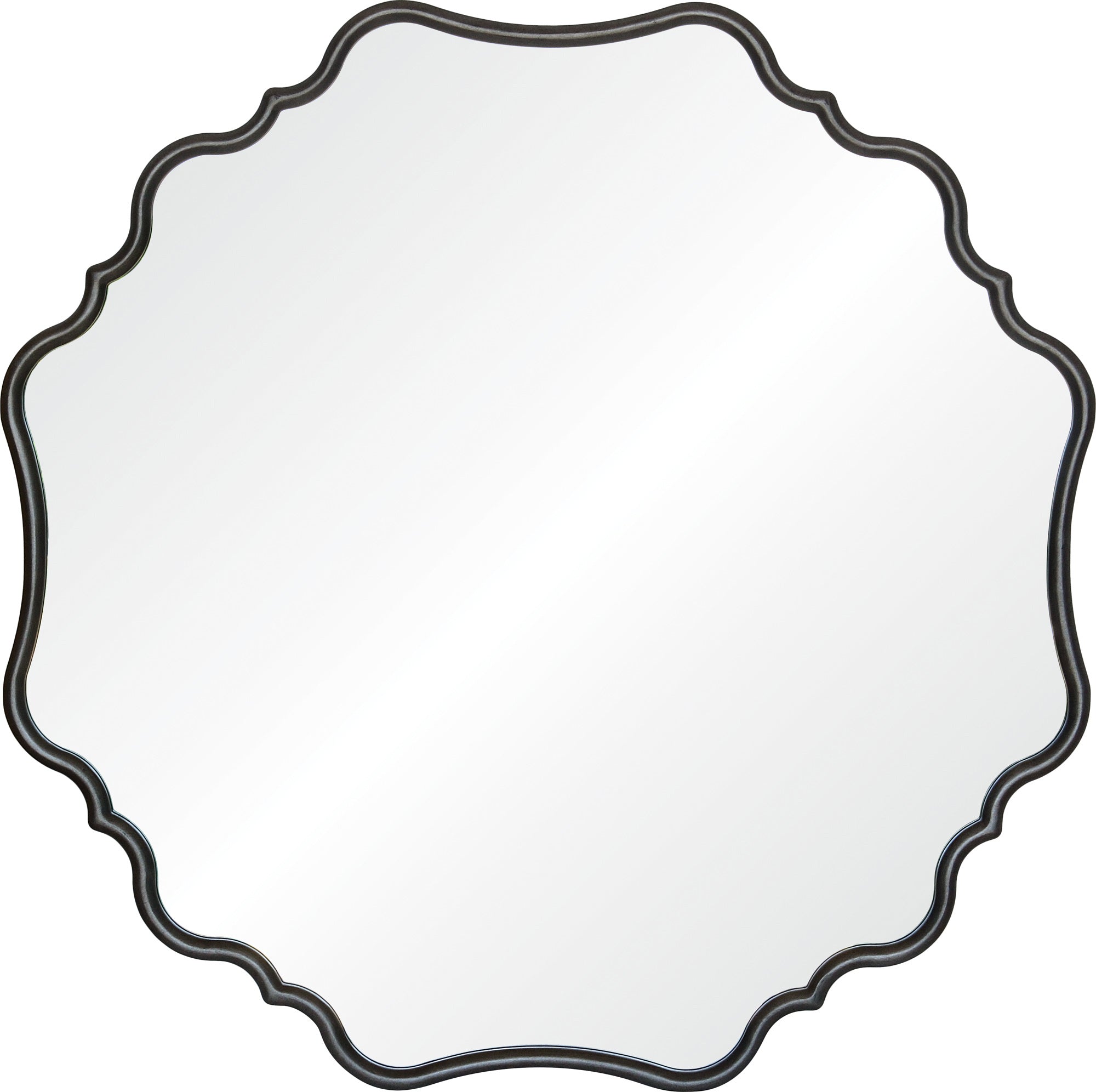 Yarina 40" Wood - Grey Finish Mirror