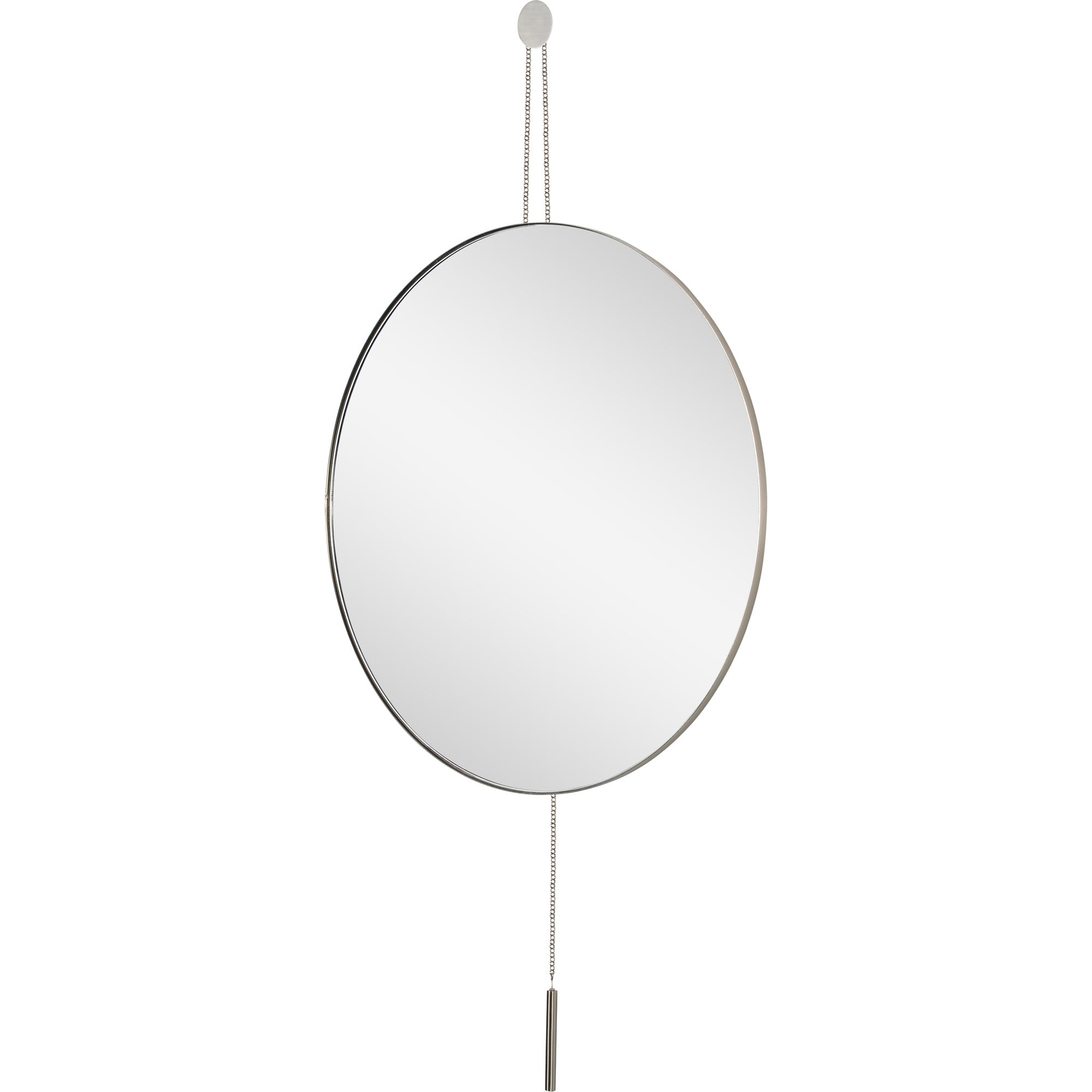 Coster 25" Iron - Nickel Plated Mirror