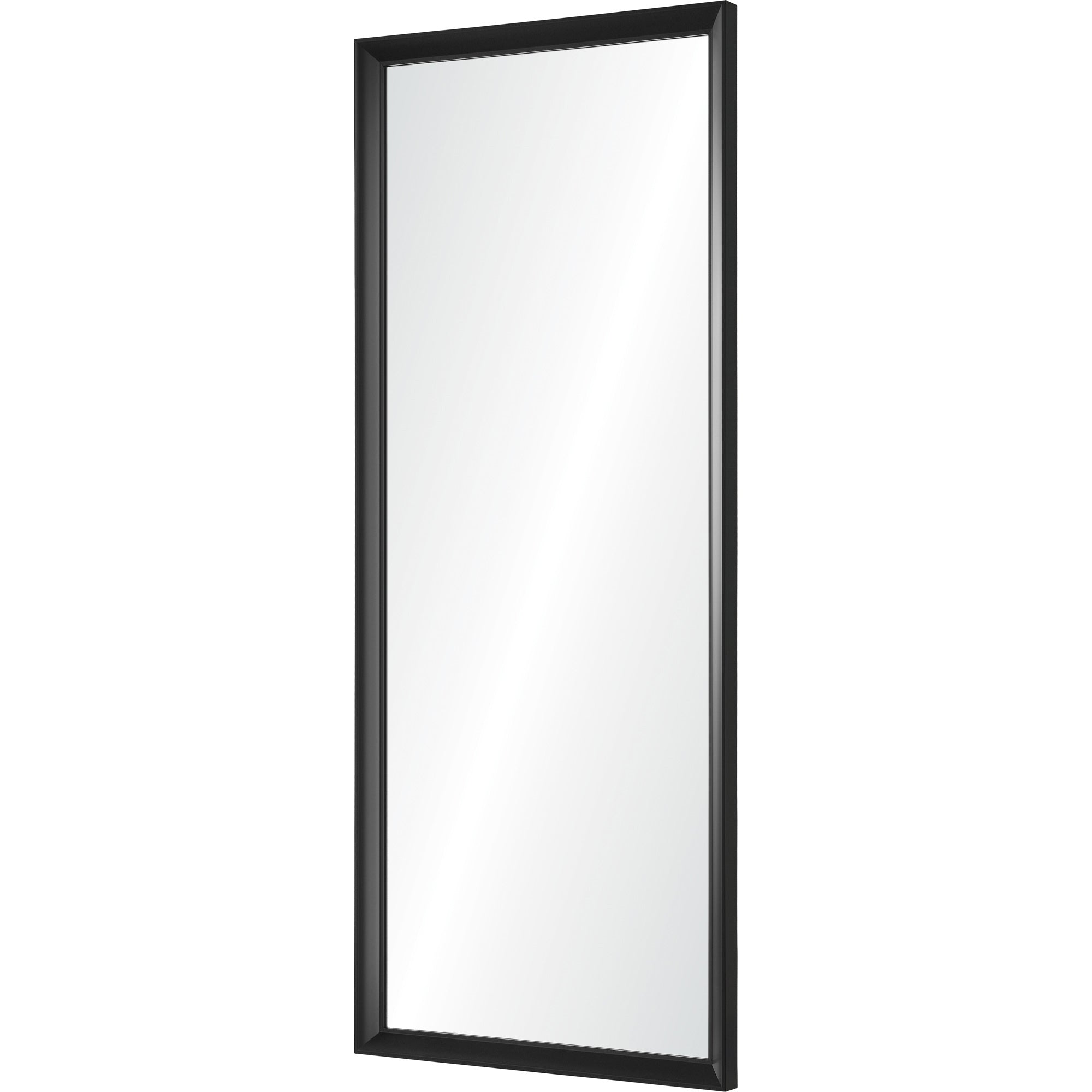 Delacorte 32" Black Foil Finish Mirror
