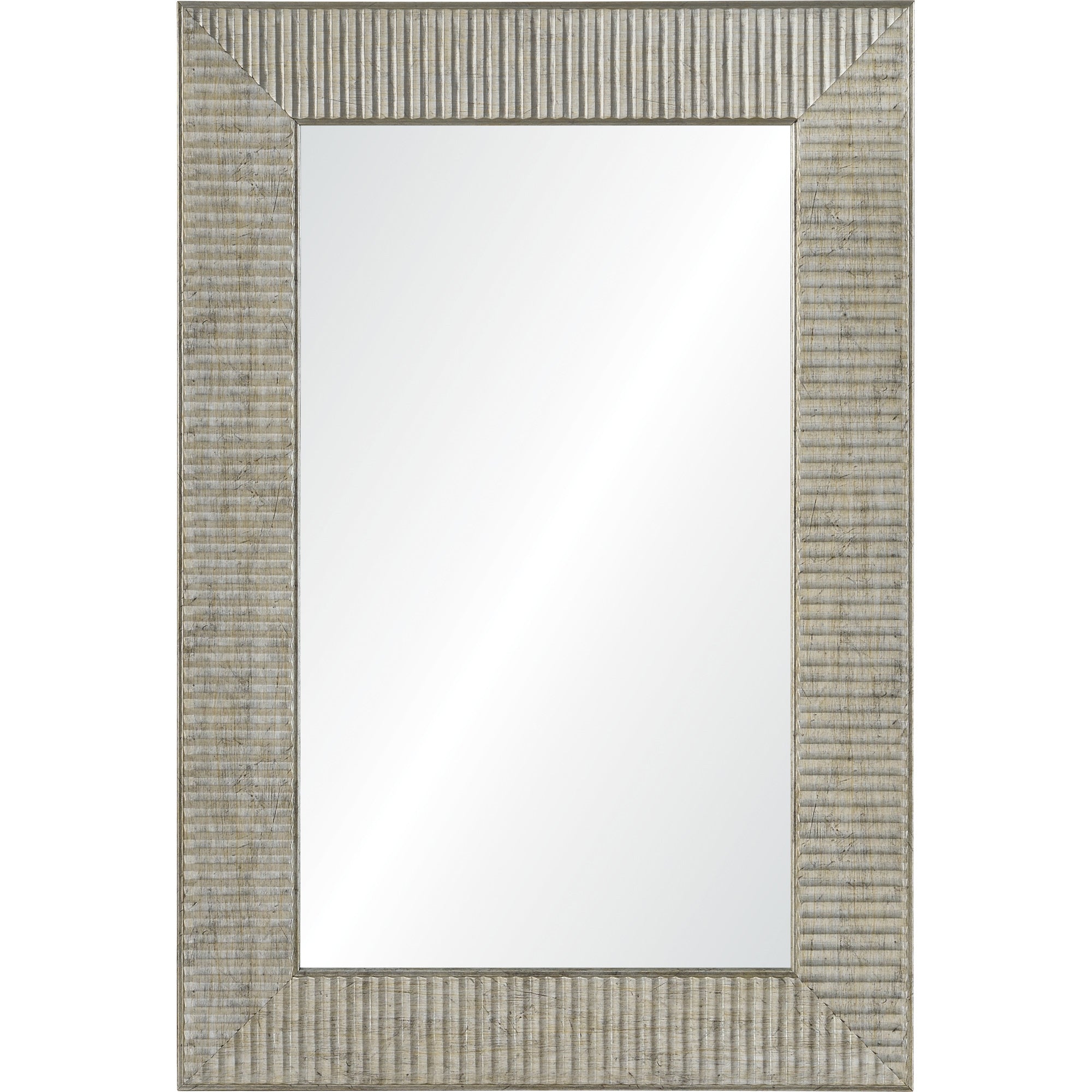 Leda 36" Antique Silver Mirror
