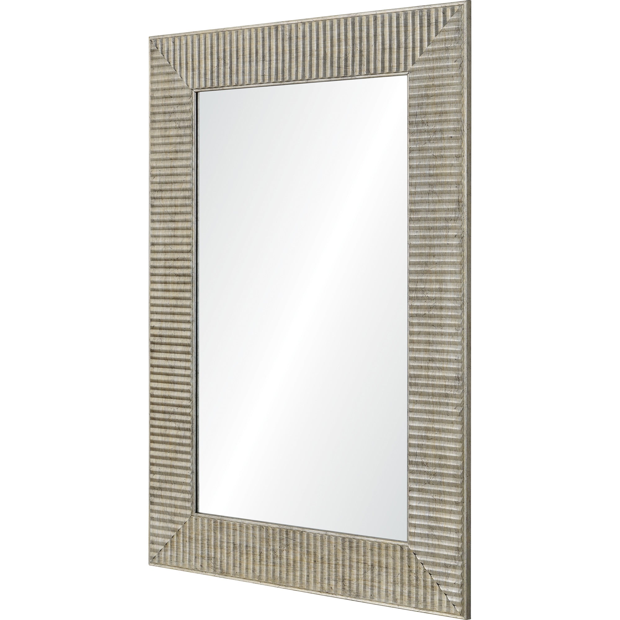 Leda 36" Antique Silver Mirror