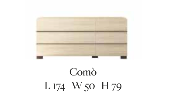 Perla 6-Drawer Double Dresser