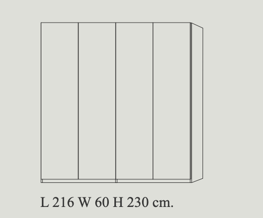 Sirio 4-Door Armoire