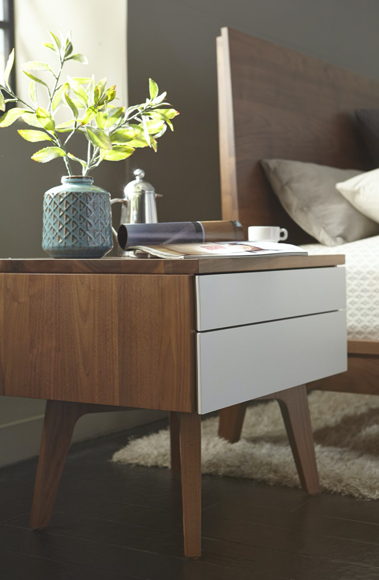 Serra 2-Drawer Nightstand