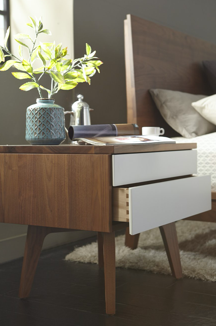 Serra 2-Drawer Nightstand