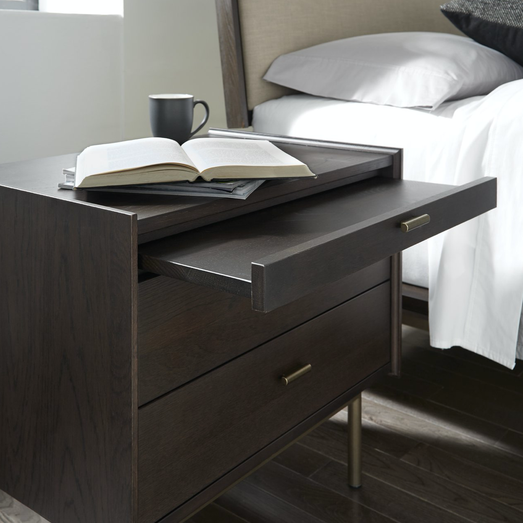 Strada 2-Drawer Bedside Chest