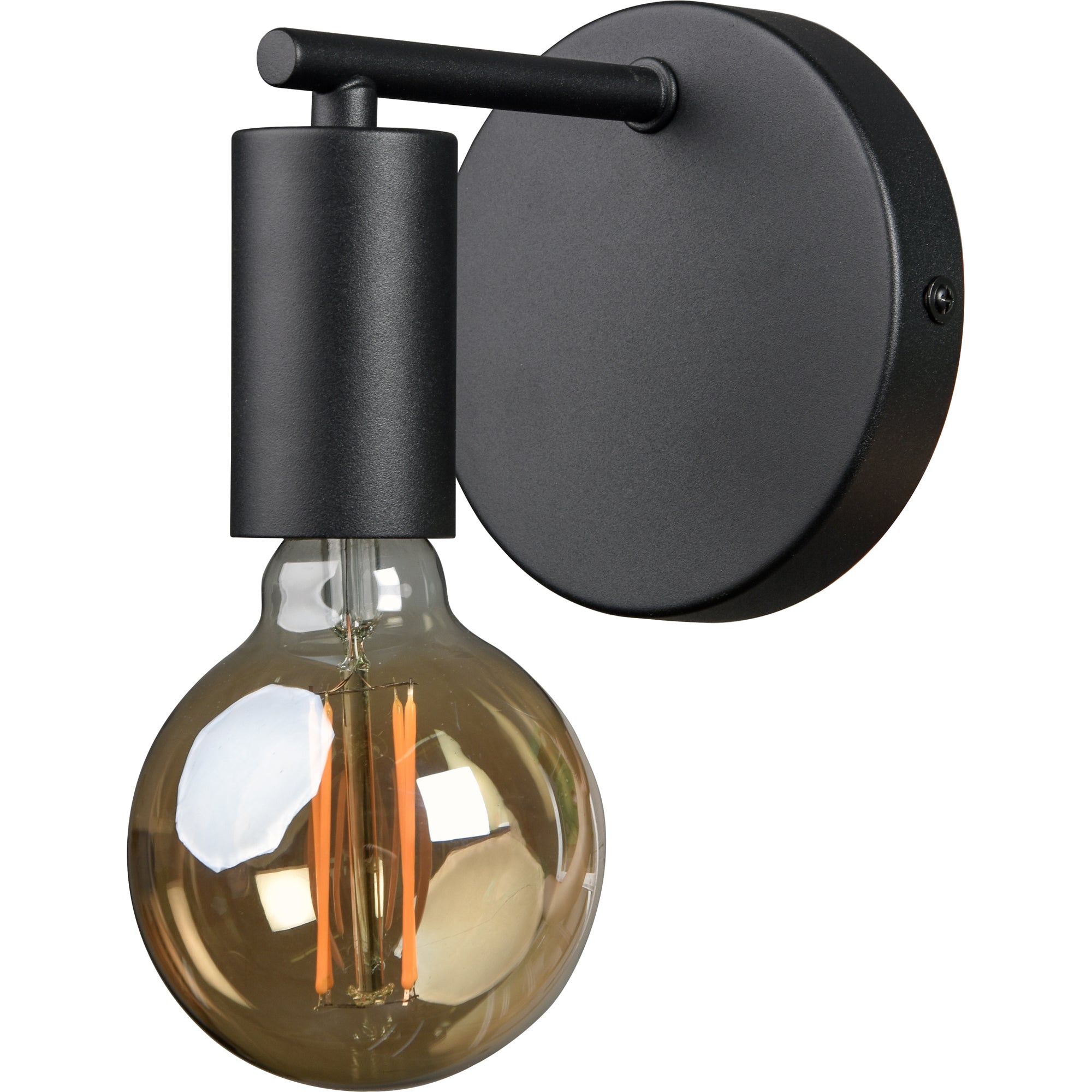 Think 5" Steel - Black Powder Coated Wall Light