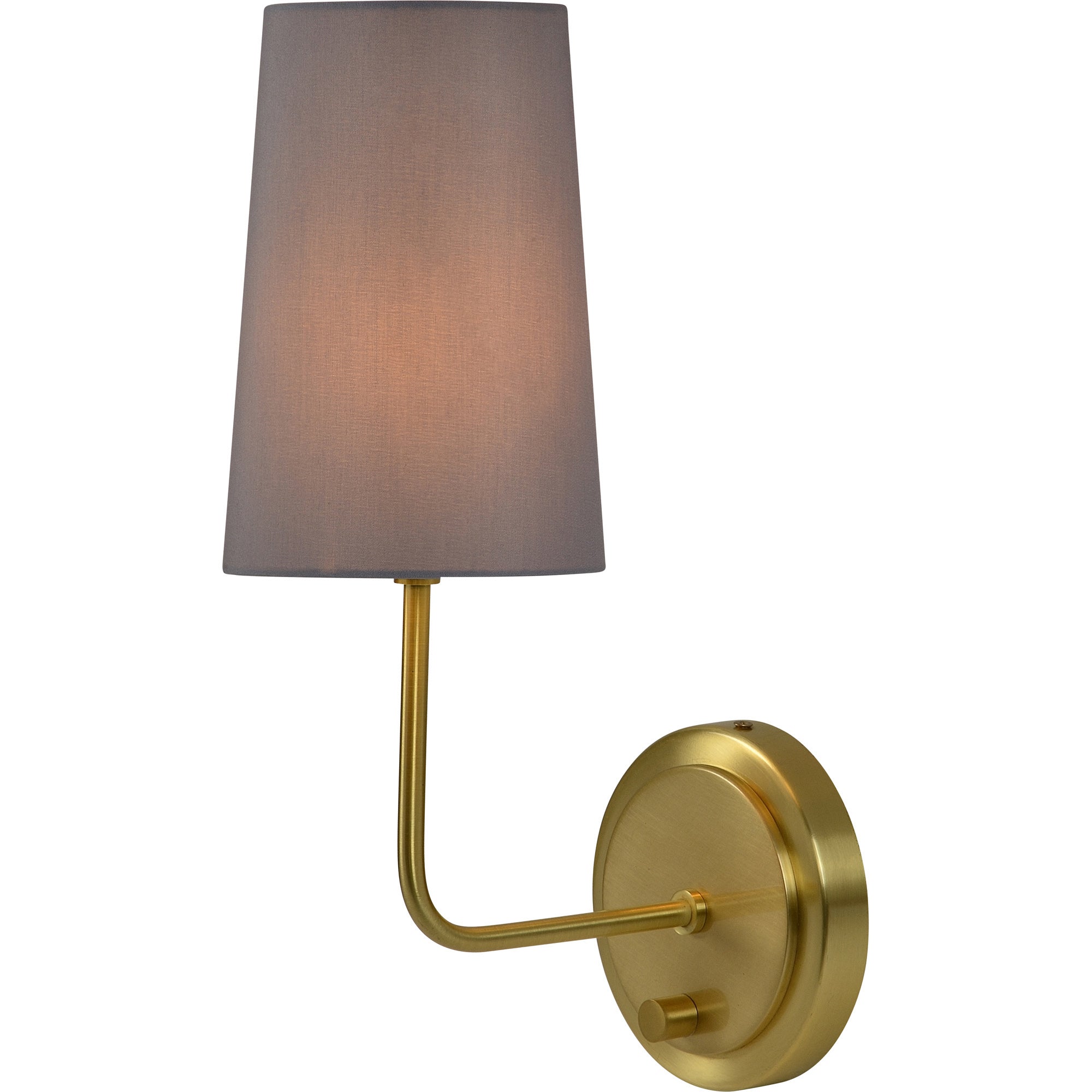 Yana 8" Iron - Satin Brass Wall Light