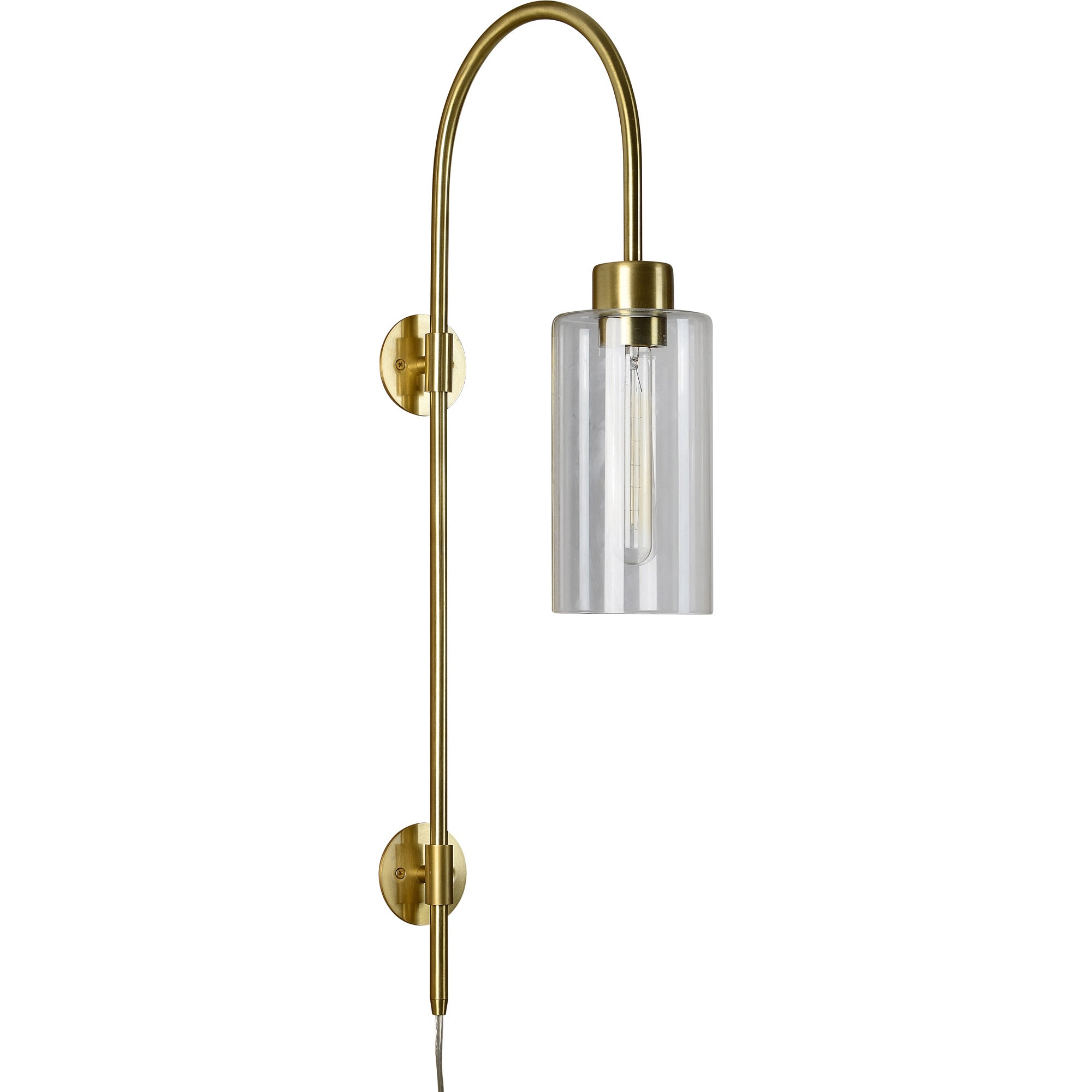 Danika 13" Iron - Satin Brass Wall Light