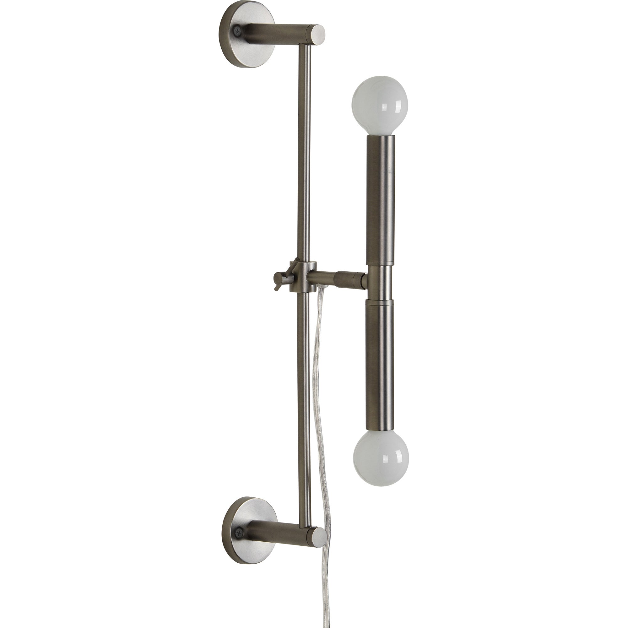 Mooney 20" Iron - Black Nickel Plated Wall Light