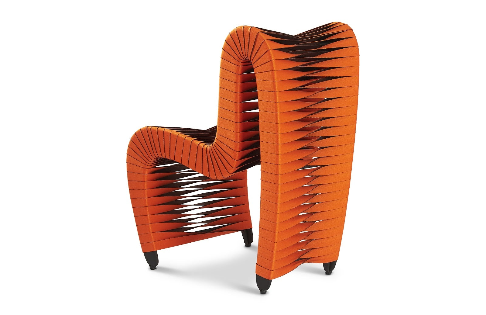 Seat Belt Dining Chair, Orange