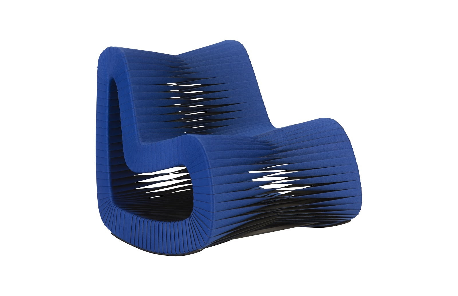 Seat Belt Rocking Chair, Blue/Black