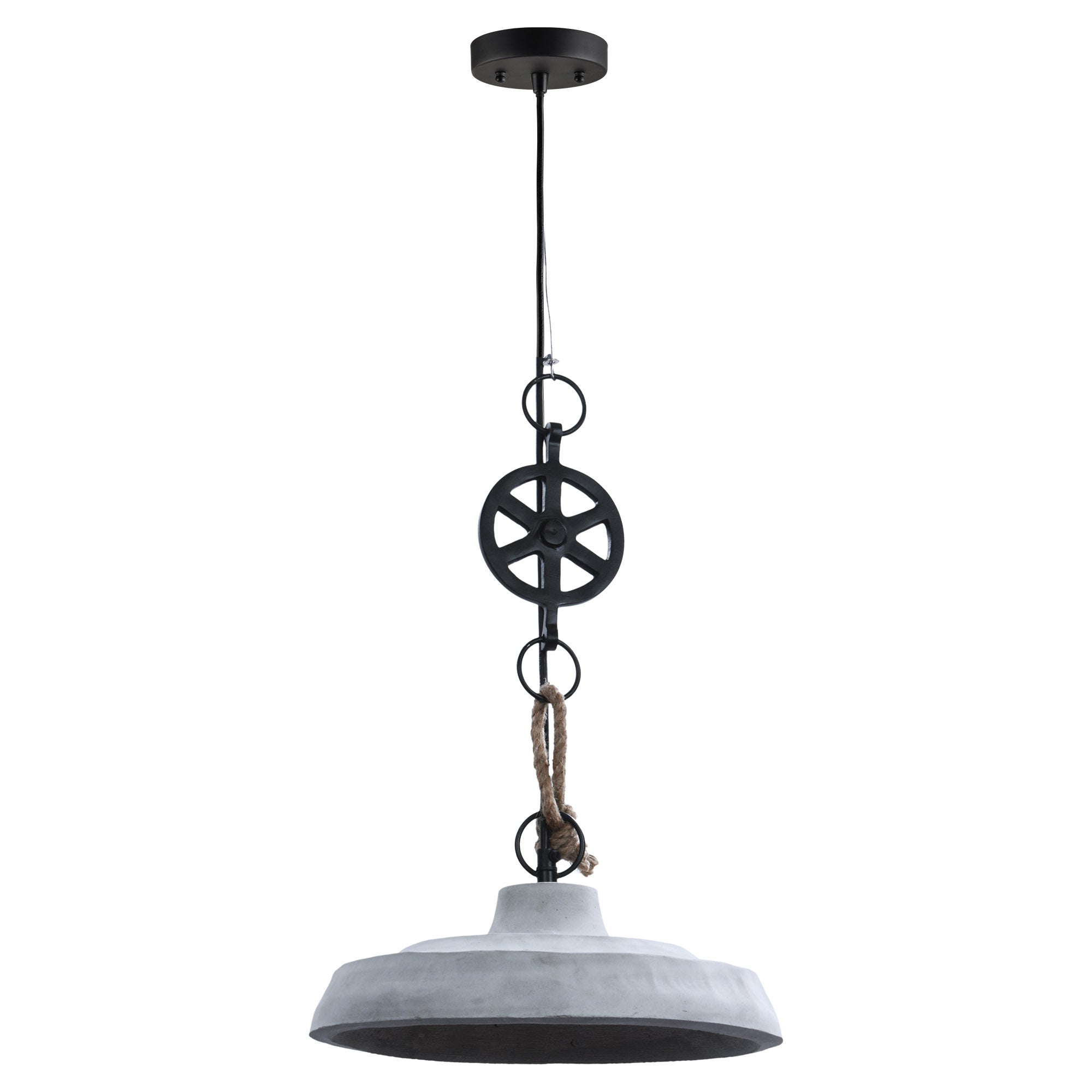 Watt 22" Iron Ceiling Light