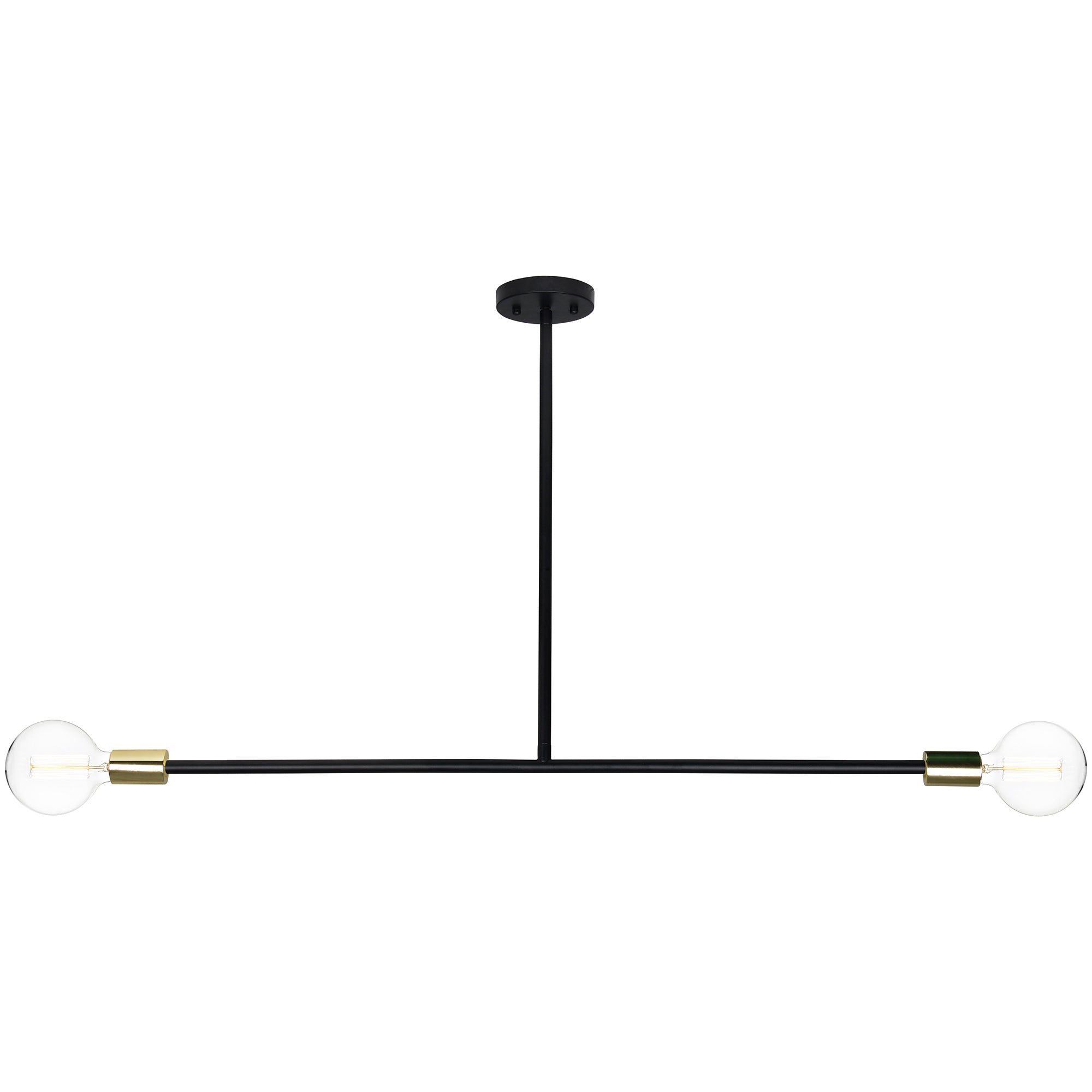 Paris 45" Steel - Polished Brass Ceiling Light