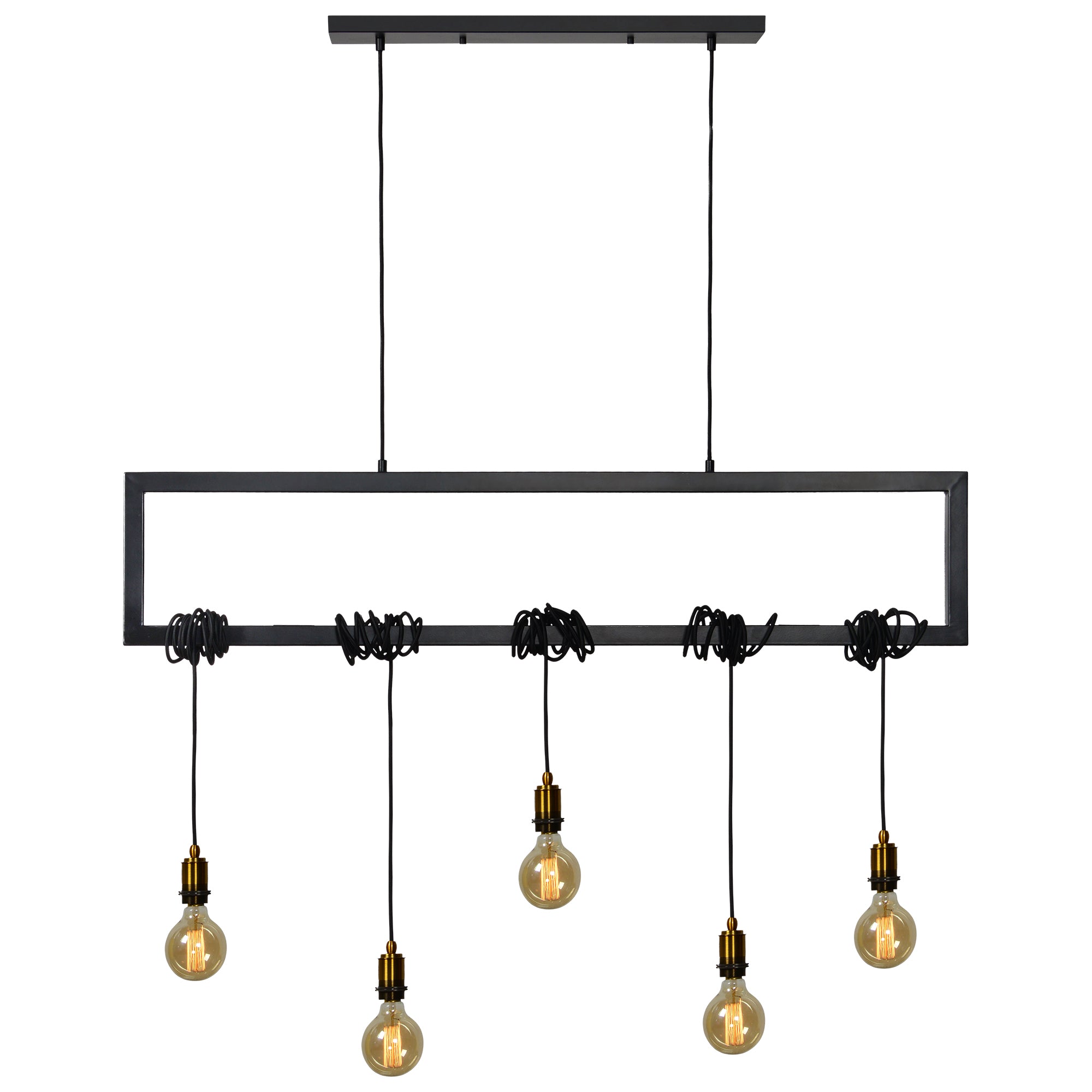 Madeira 50" Iron Ceiling Light