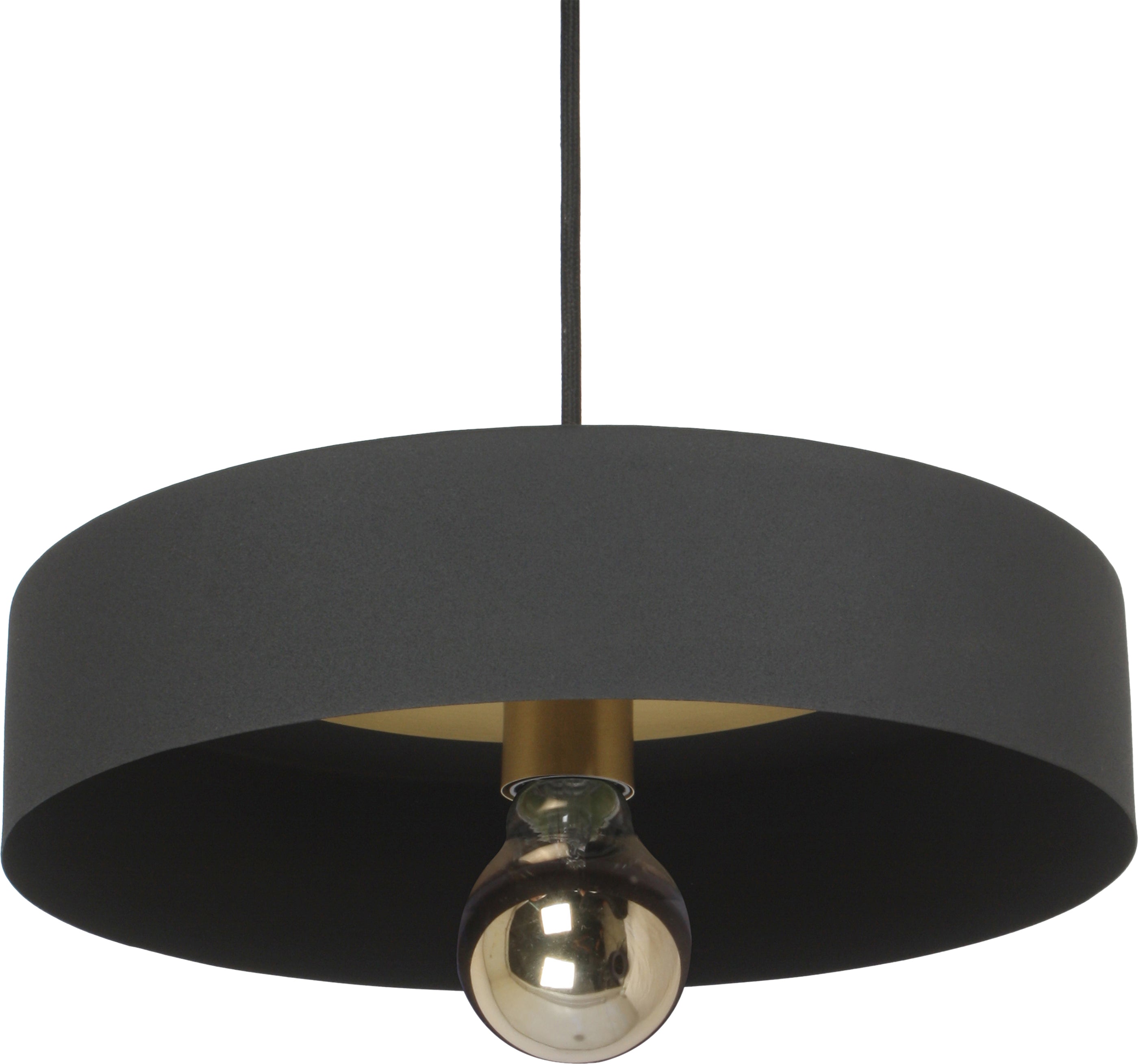 Moriah 15" Iron - Black Powder Coated Ceiling Light