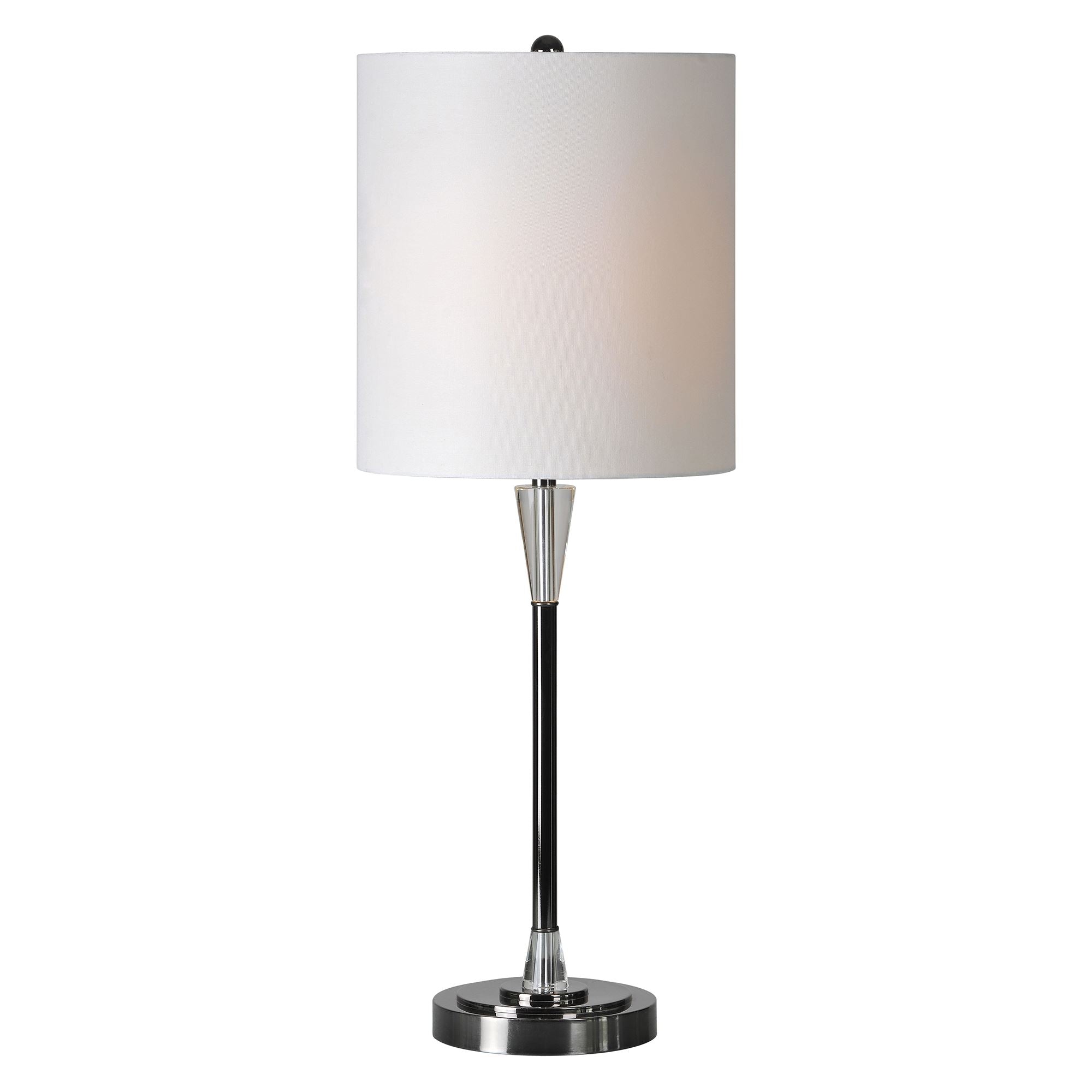 Arkitekt 11" Iron - Black Chrome Table Lamp