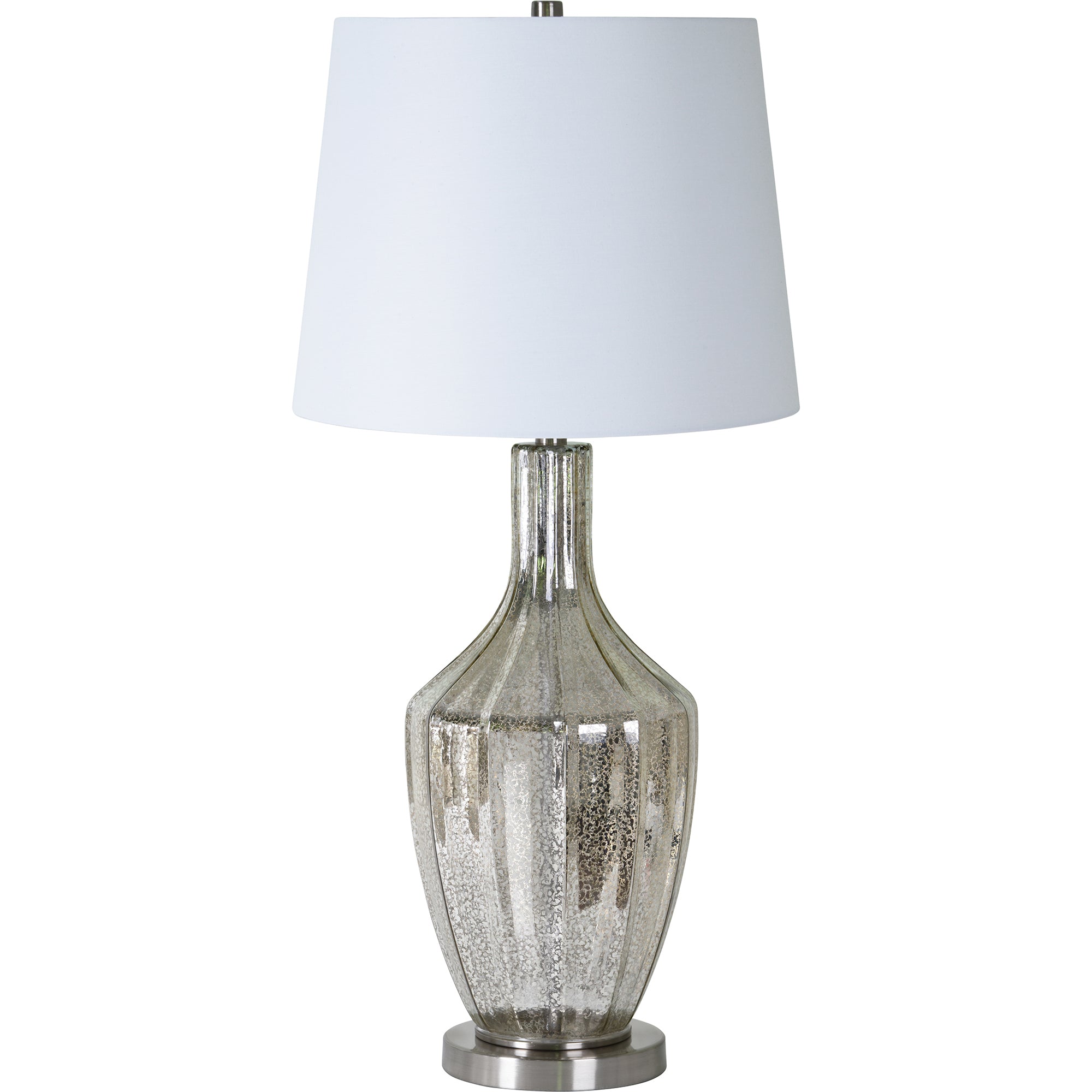 Stan 16" Iron - Brushed Nickel Table Lamp